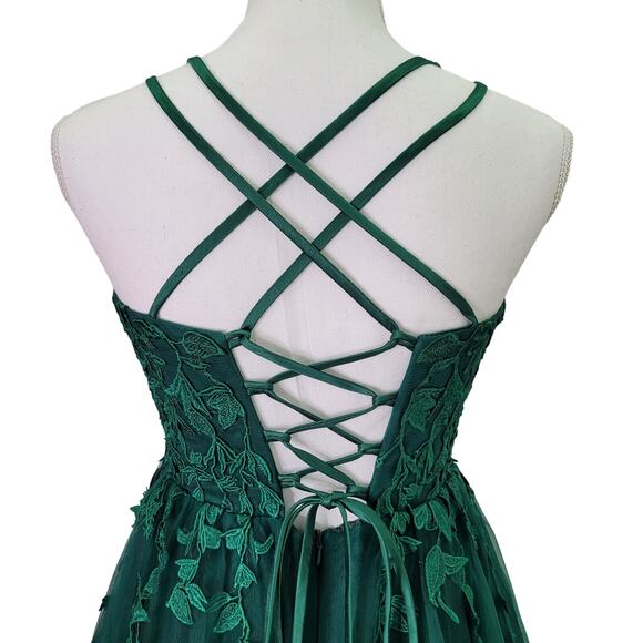 Beautiful Formal Gown Prom Dress Wedding Party Bridesmaid MOTB - Picture 2 of 14